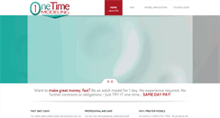 Desktop Screenshot of onetimemodeling.com